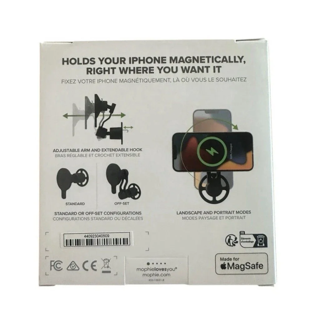 mophie Magnetic Vent Mount with MagSafe for Apple iPhone 17 ( iPhone 14,15,16)